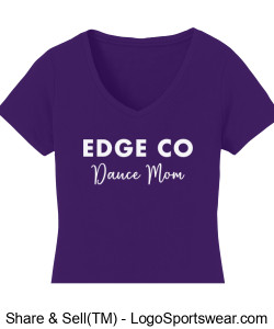 Edge Co Dance Mom v-neck shirt Design Zoom