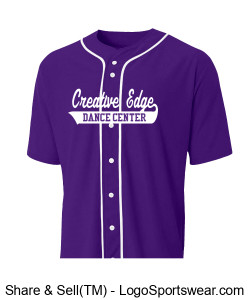 Button Up Jersey - Dance Mom Design Zoom